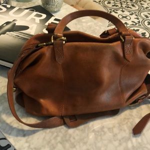 Chestnut Leather Madewell Purse